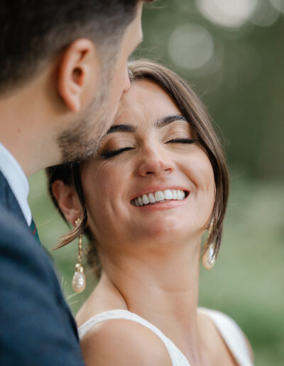 loving connection in the fern field