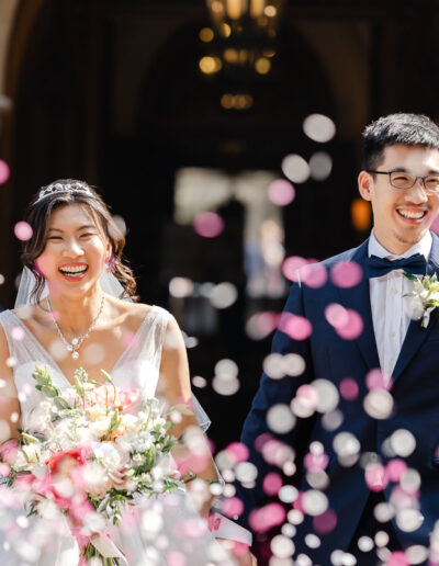 collection of Confetti after a lovely ceremony