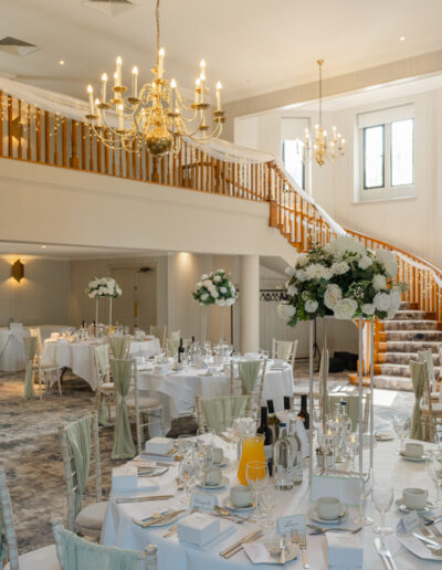 Details of a wedding venue