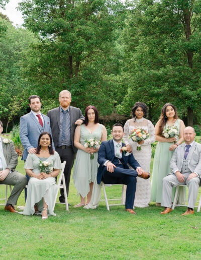 Full bridal party photo